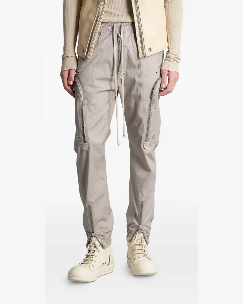 Rick Owens zip-detail cargo pants - Nude Nude