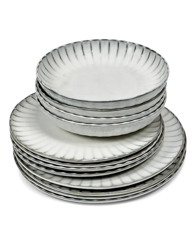 Serax x Sergio Herman dinner set (four-person setting)) - Weiß Weiß