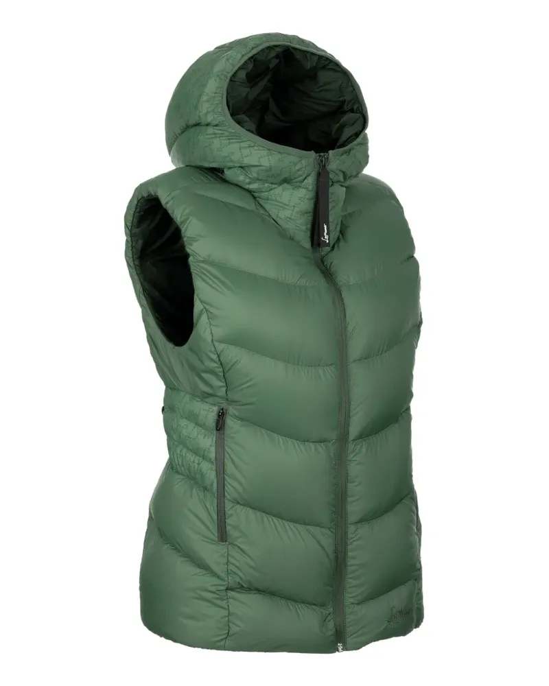 LaMunt quilted hooded gilet - Grün Grün