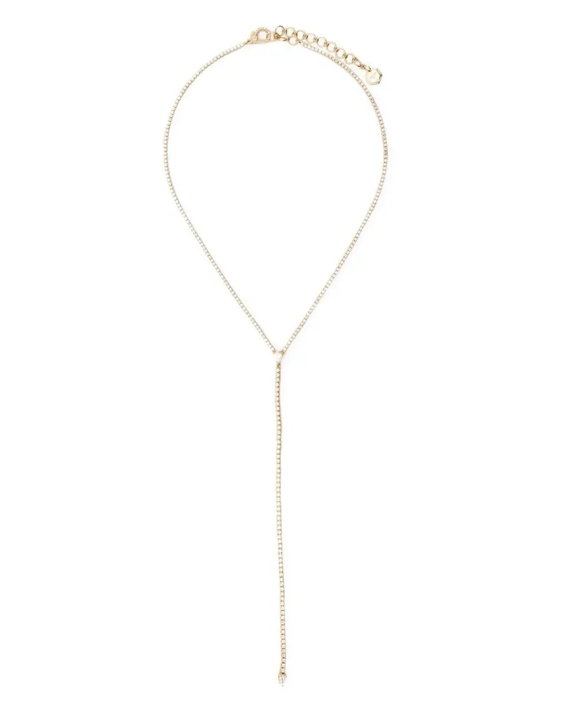 SHAY 18kt Infinity Gelbgoldhalskette mit Diamanten Gold
