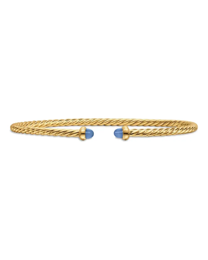 David Yurman micro Cablespira® flex bracelet - Gold Gold