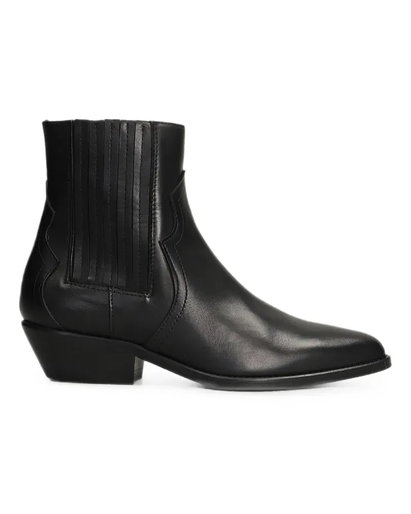 Julie Dee panelled leather boots - Schwarz Schwarz
