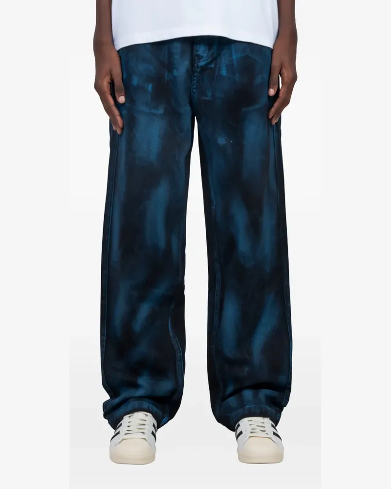 Arte Antwerp paint-splatter jeans - Blau Blau
