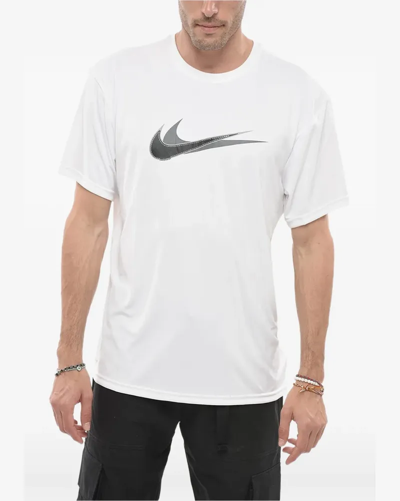 Nike Stacked Swoosh T-Shirt - Weiß Weiß