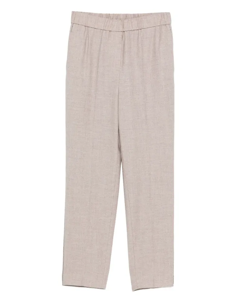 Peserico Hose mit elastischem Bund - Nude Nude
