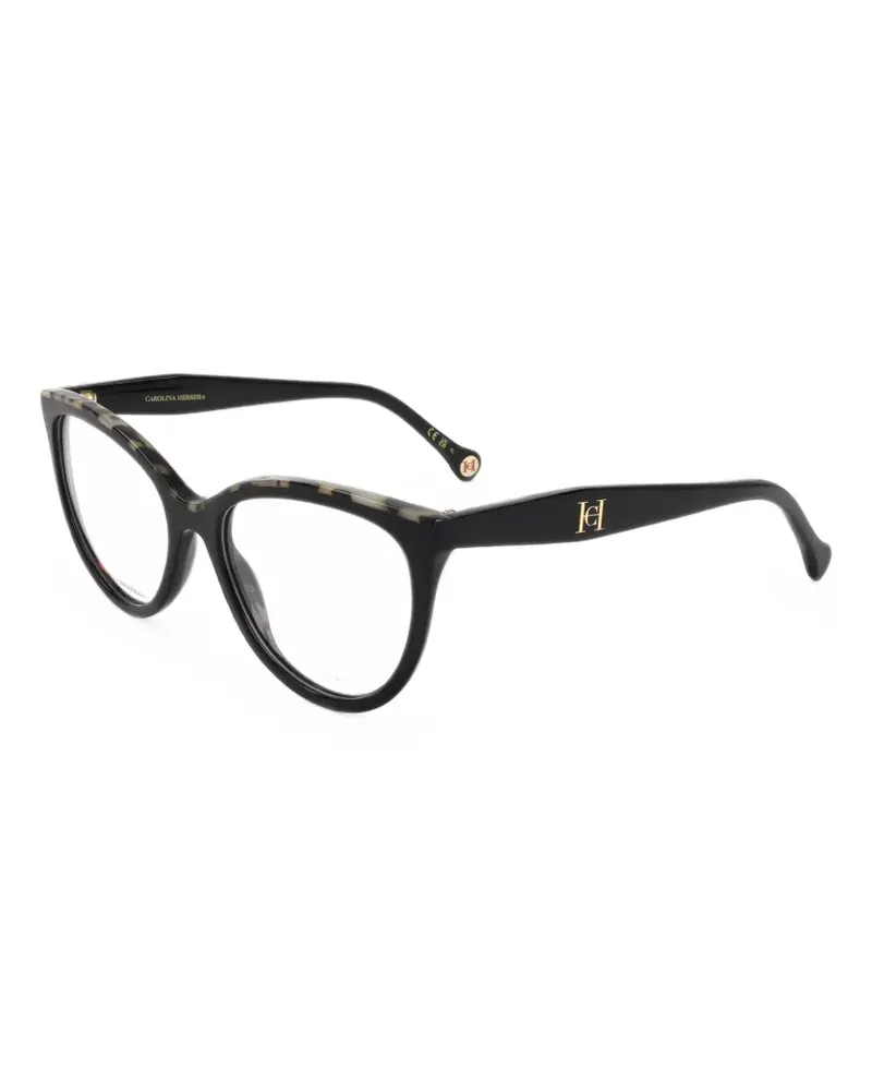 Carolina Herrera New York tortoiseshell-effect cat-eye glasses - Schwarz Schwarz