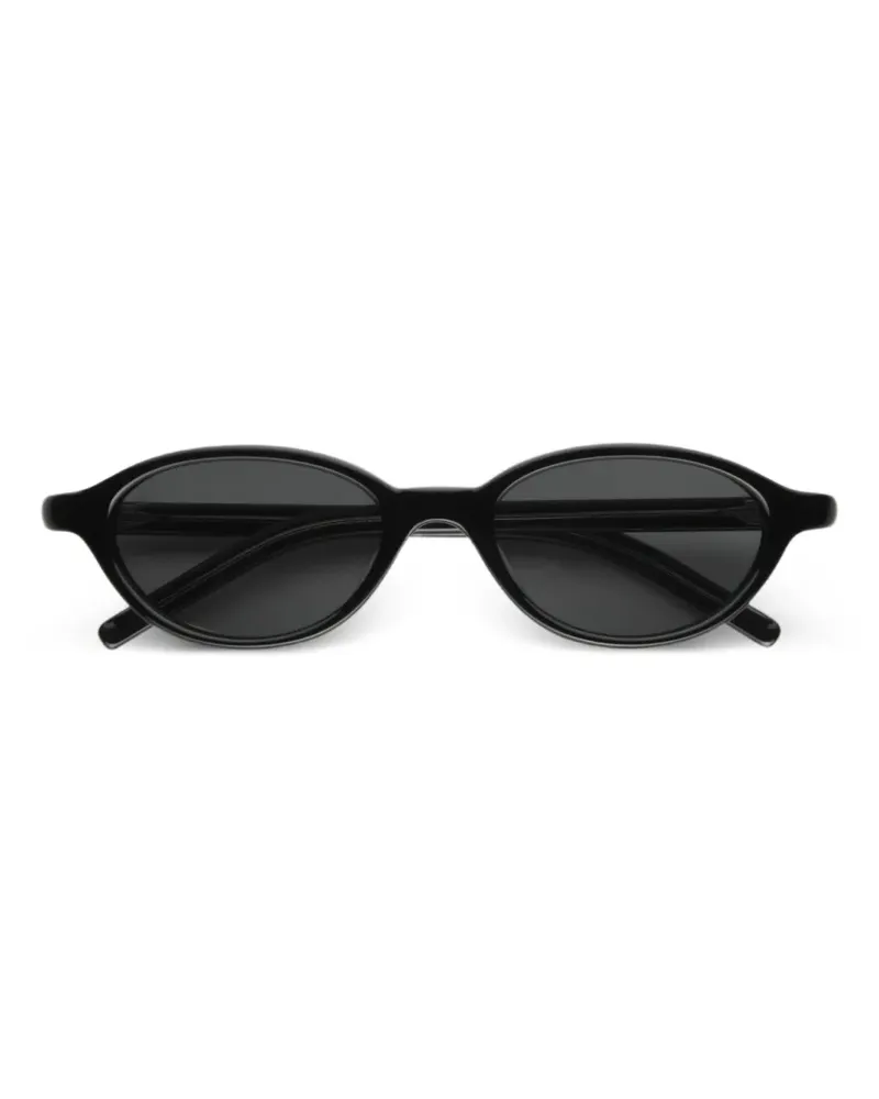 AKILA Alien Sonnenbrille mit ovalem Gestell - Schwarz Schwarz
