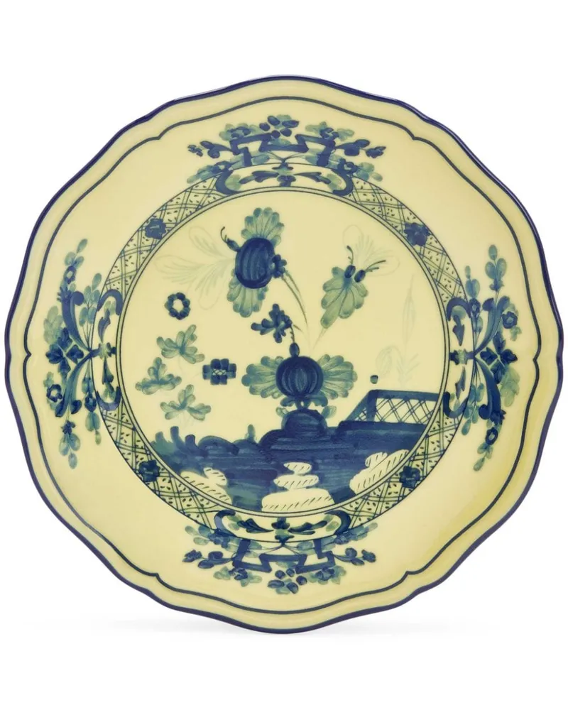 Ginori 1735 Brotteller mit Blumenmotiv (17cm) - Gelb Gelb