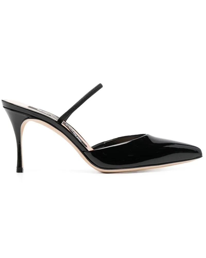 Sergio Rossi Godiva Pumps 75mm - Schwarz Schwarz