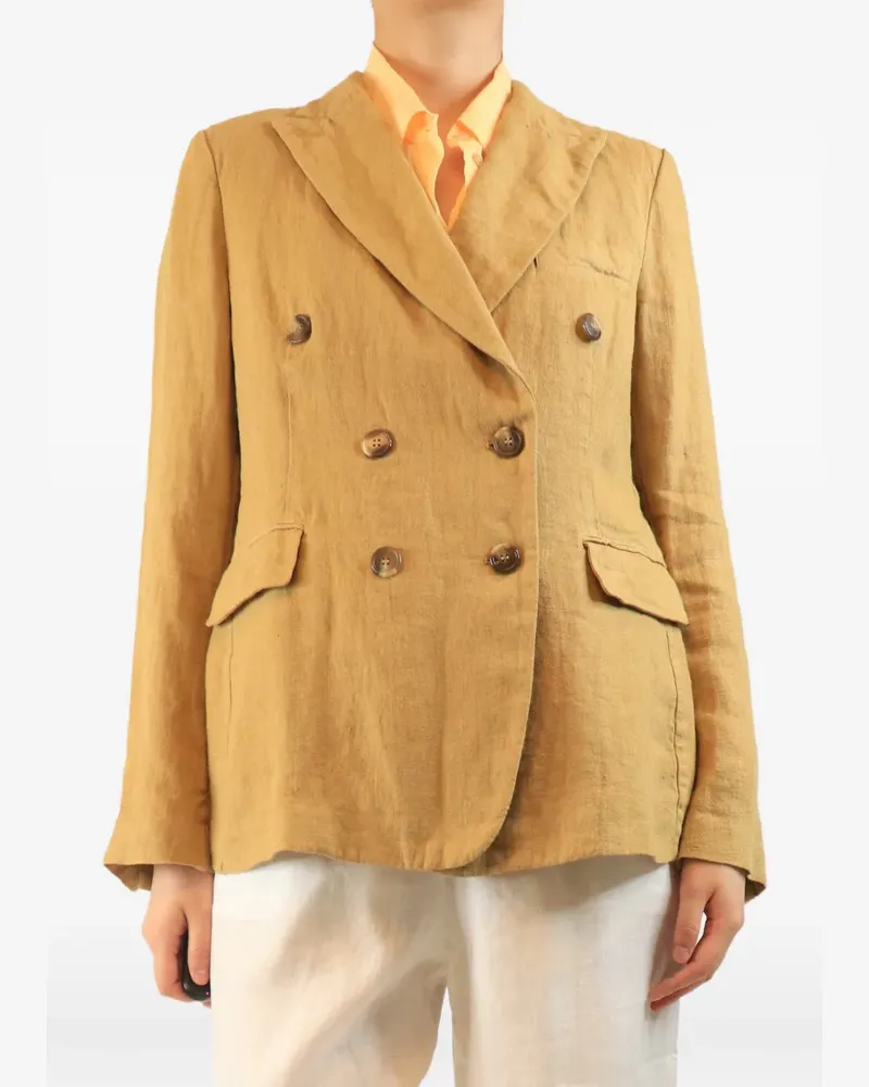 KILTIE double-breasted blazer - Braun Braun