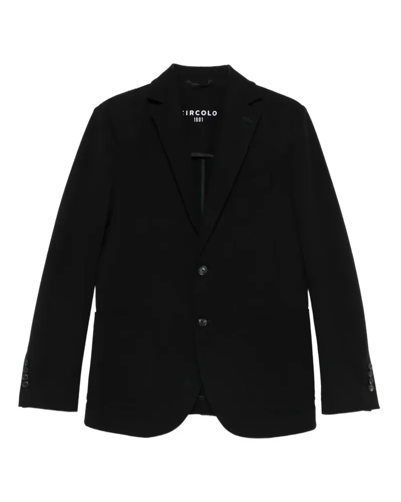 CIRCOLO 1901 Sakko mit aufgesetzten Taschen - Schwarz Schwarz