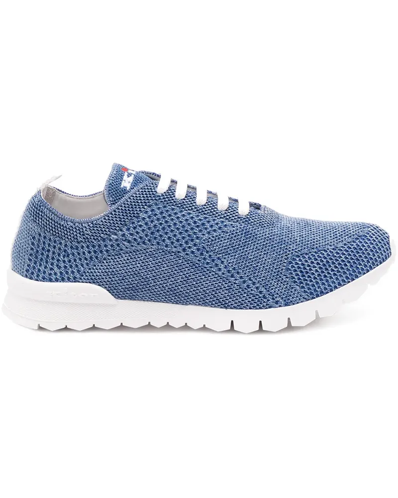 Kiton Strukturierte Sneakers - Blau Blau