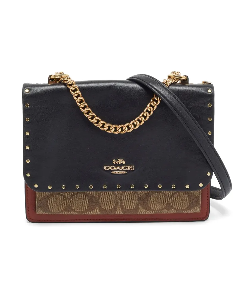 Coach small Klare studded crossbody bag - Schwarz Schwarz