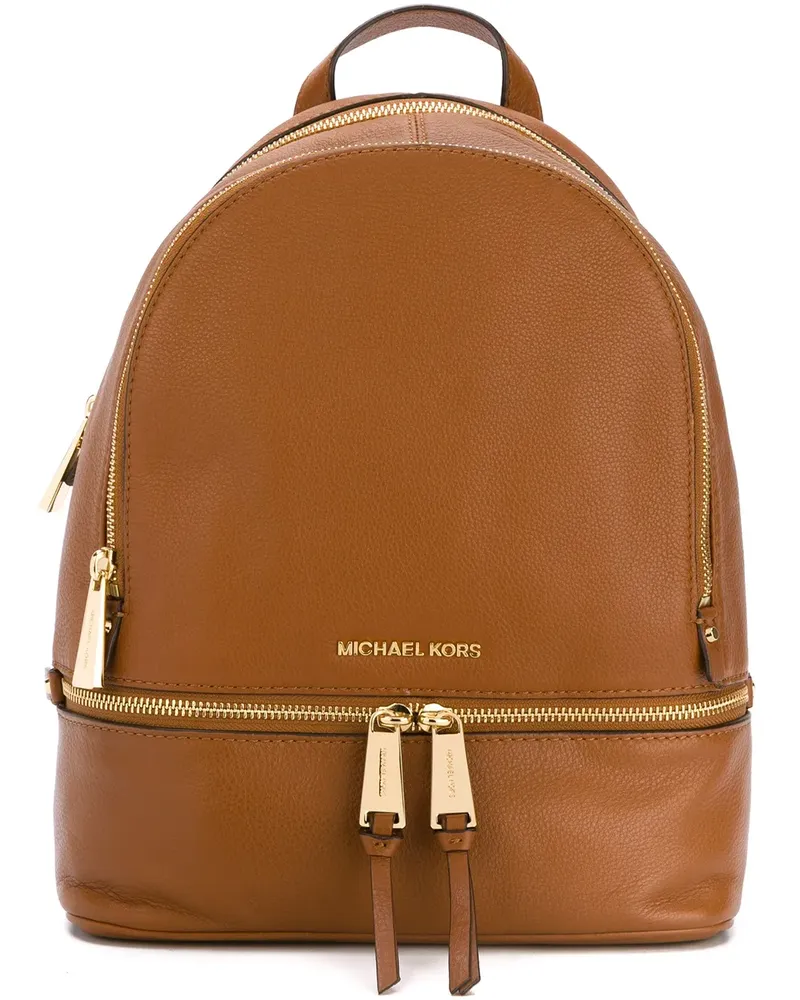Michael Kors Rucksack mit Reißverschluss - Braun Braun