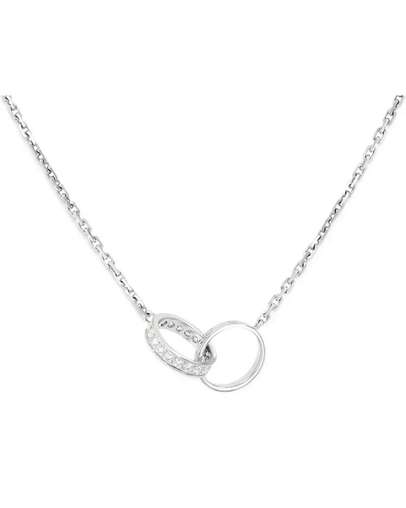 Cartier 2010s Love diamond necklace - Silber Silber