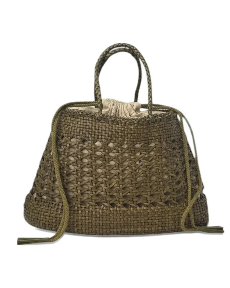 DKNY woven drawstring bucket bag - Braun Braun