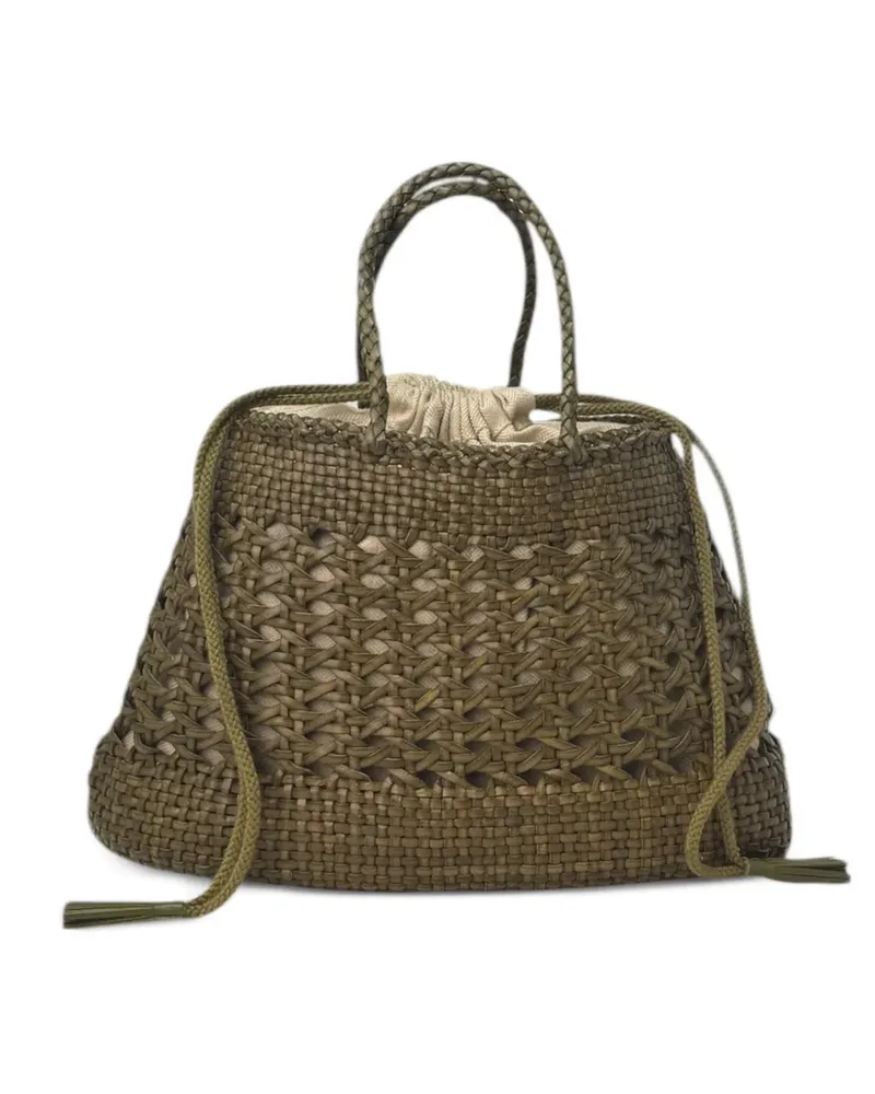 DKNY woven drawstring bucket bag - Braun Braun