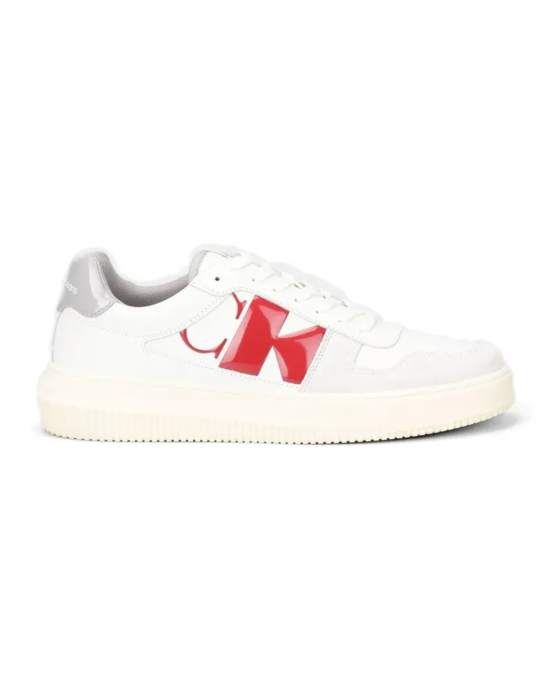 Calvin Klein logo-print sneakers - Weiß Weiß