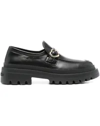 Moschino Loafer mit Zierschnalle Schwarz