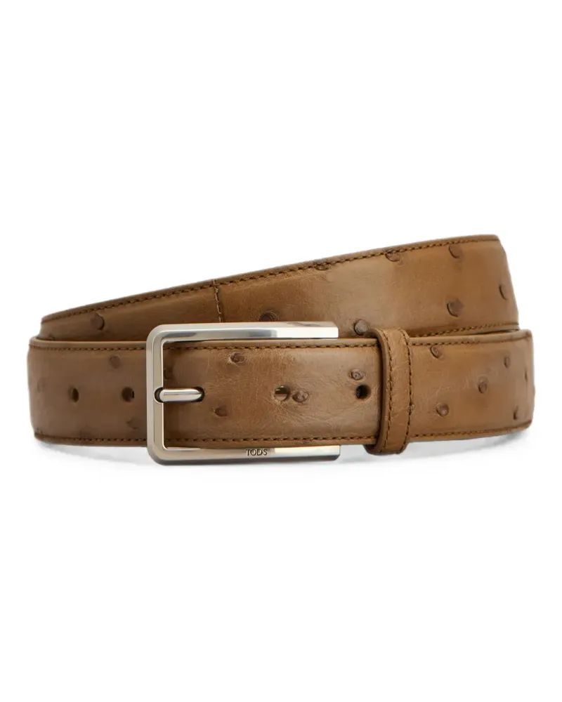 TOD'S Gürtel aus Straußenleder - Braun Braun