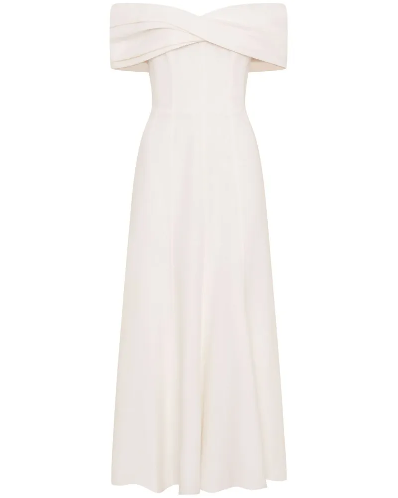 NICHOLAS Ariana Kleid - Weiß Weiß