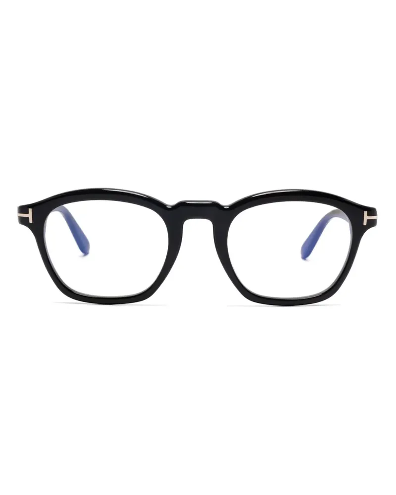 Tom Ford Brille mit eckigem Gestell - Schwarz Schwarz