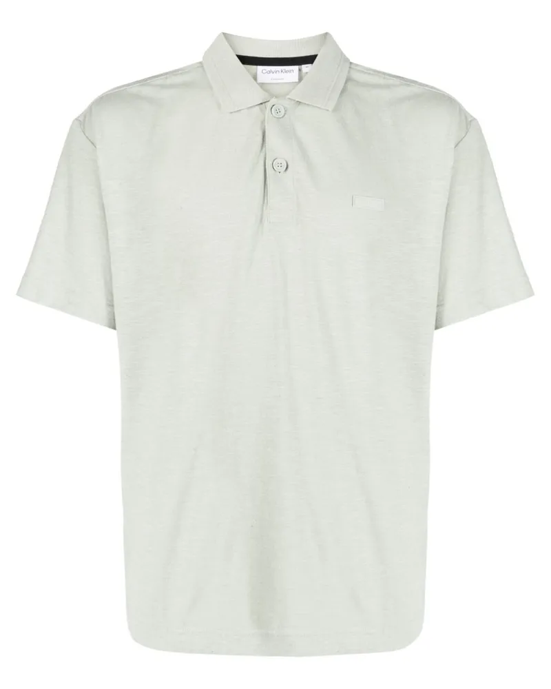 Calvin Klein Klassisches Poloshirt - PMJ Frosted Fern Pmj