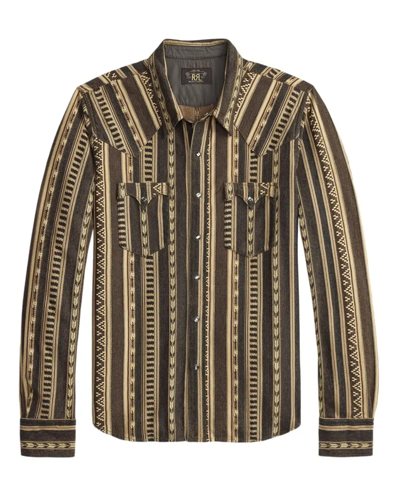 Ralph Lauren Gestreiftes Hemd - Braun Braun
