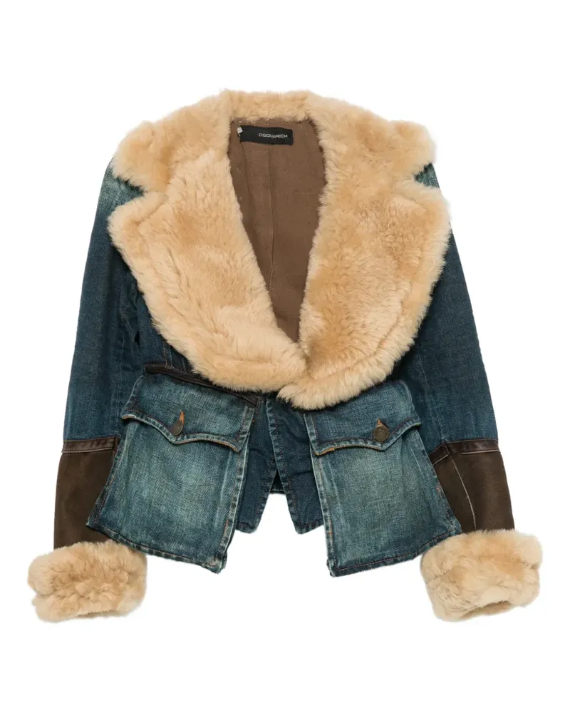 Dsquared2 2000s Jacke mit fallendem Revers - Blau Blau