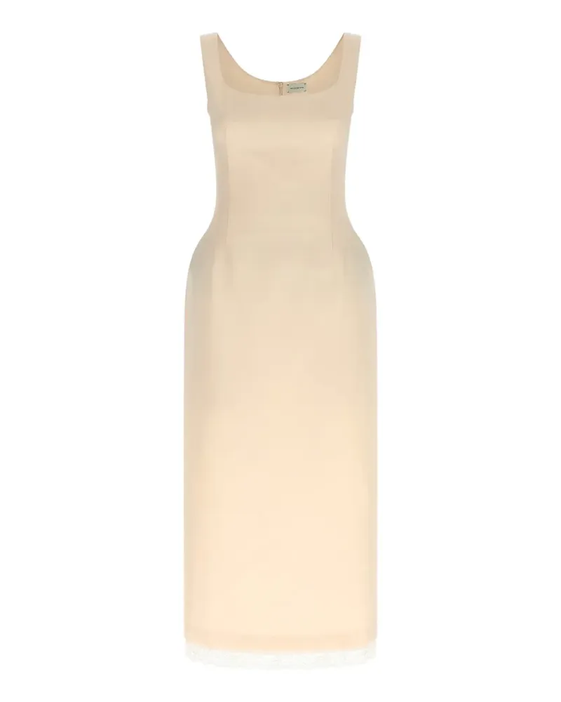 Magda Butrym Kleid mit Spitzeneinsätzen - Nude Nude
