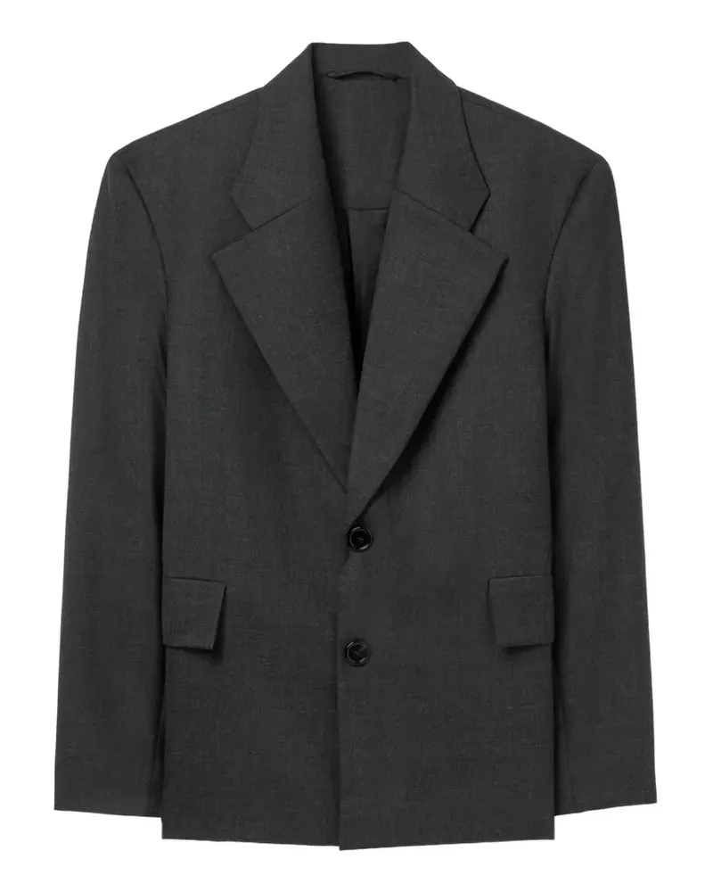 Séfr Gwen Blazer mit steigendem Revers - Grau Grau