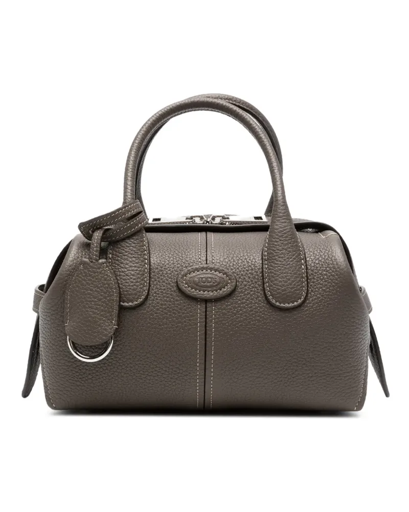 TOD'S Tote Bag mit Logo-Patch - Grau Grau