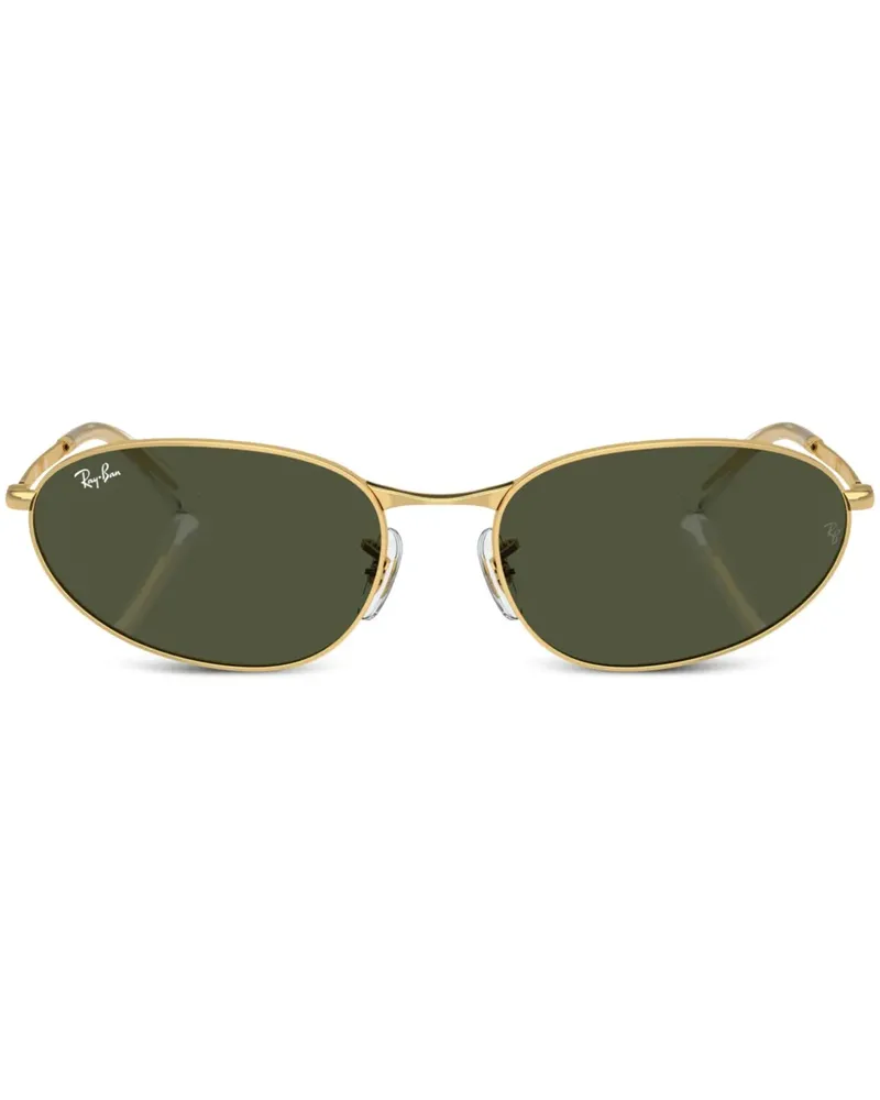 Ray Ban Ovale RB3734 Sonnenbrille - Gold Gold