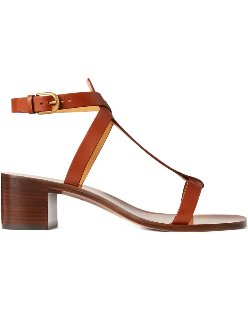 Ralph Lauren T-strap sandal - Braun Braun