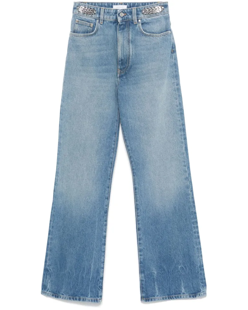 Paco Rabanne Gerade Jeans - Blau Blau