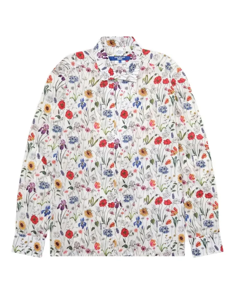 Junya Watanabe floral shirt - Weiß Weiß