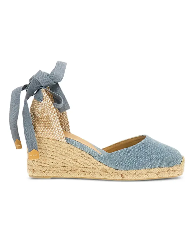 Castañer Espadrilles mit Riemen - Blau Blau