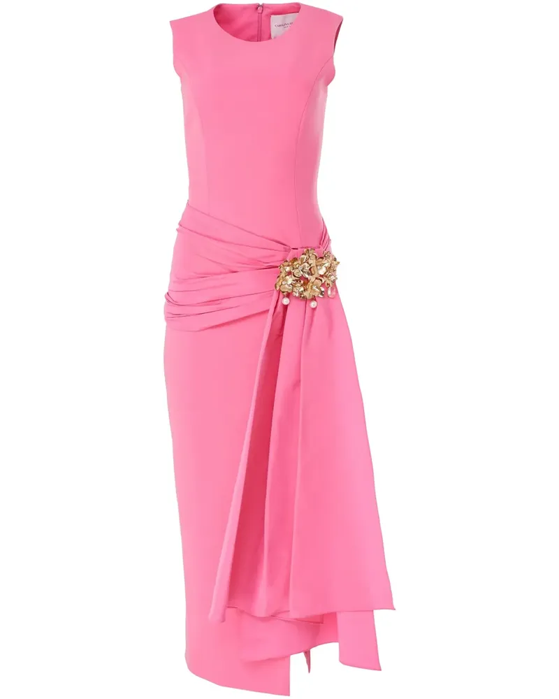 Carolina Herrera New York Asymmetrisches Kleid - Rosa Rosa