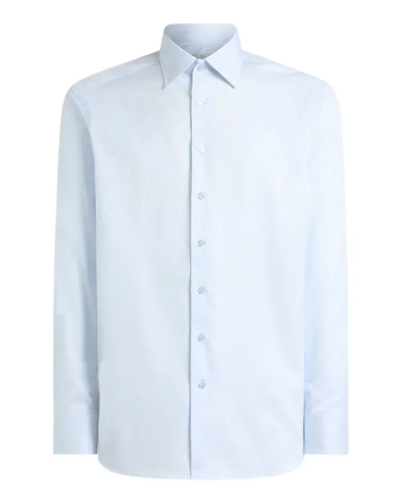 Etro jacquard-motif shirt - Blau Blau