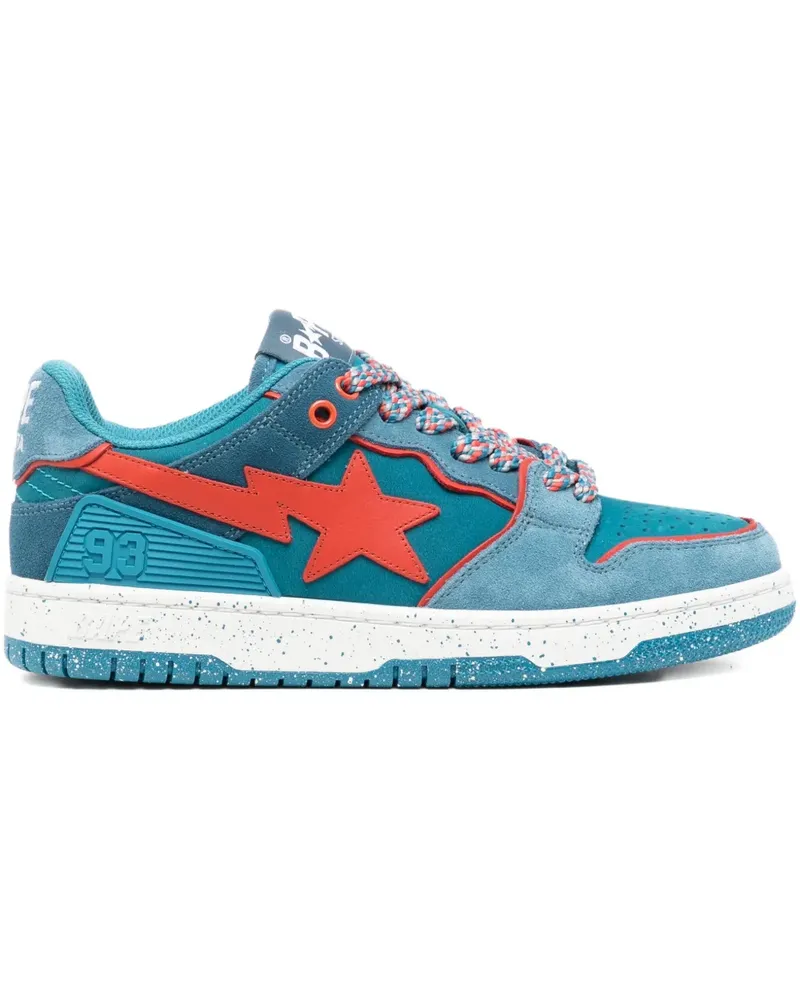 BAPE Sneakers mit Stern-Patch - Blau Blau