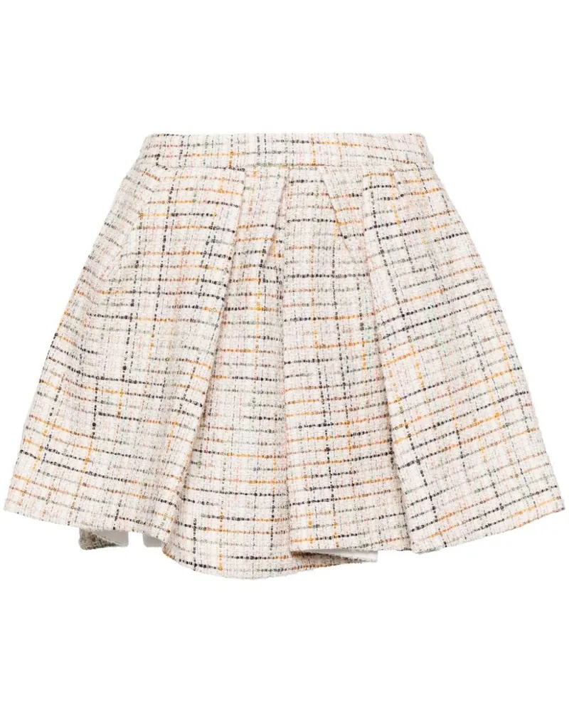 SHUSHU/TONG Minirock aus Tweed - Nude Nude