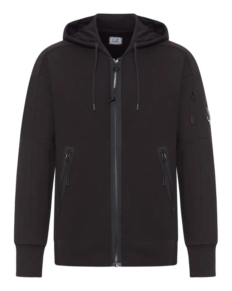 C.P. Company Kapuzenjacke mit Reißverschluss - Schwarz Schwarz