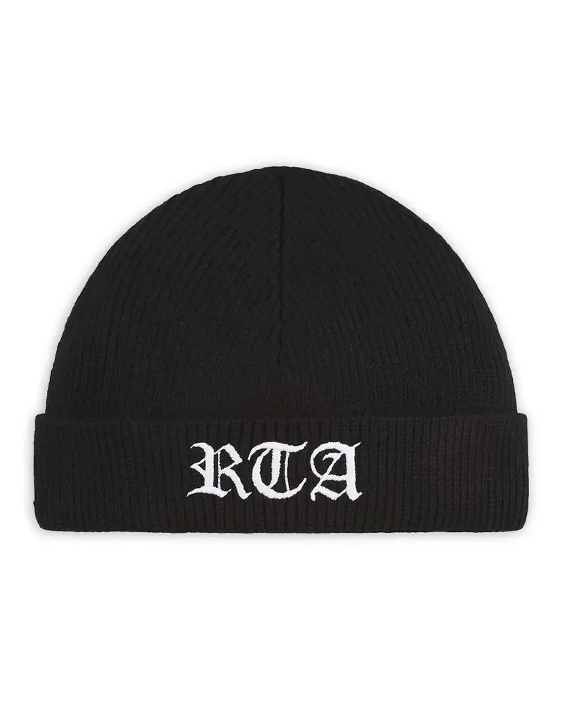 RTA Zion old-english beanie hat - Schwarz Schwarz