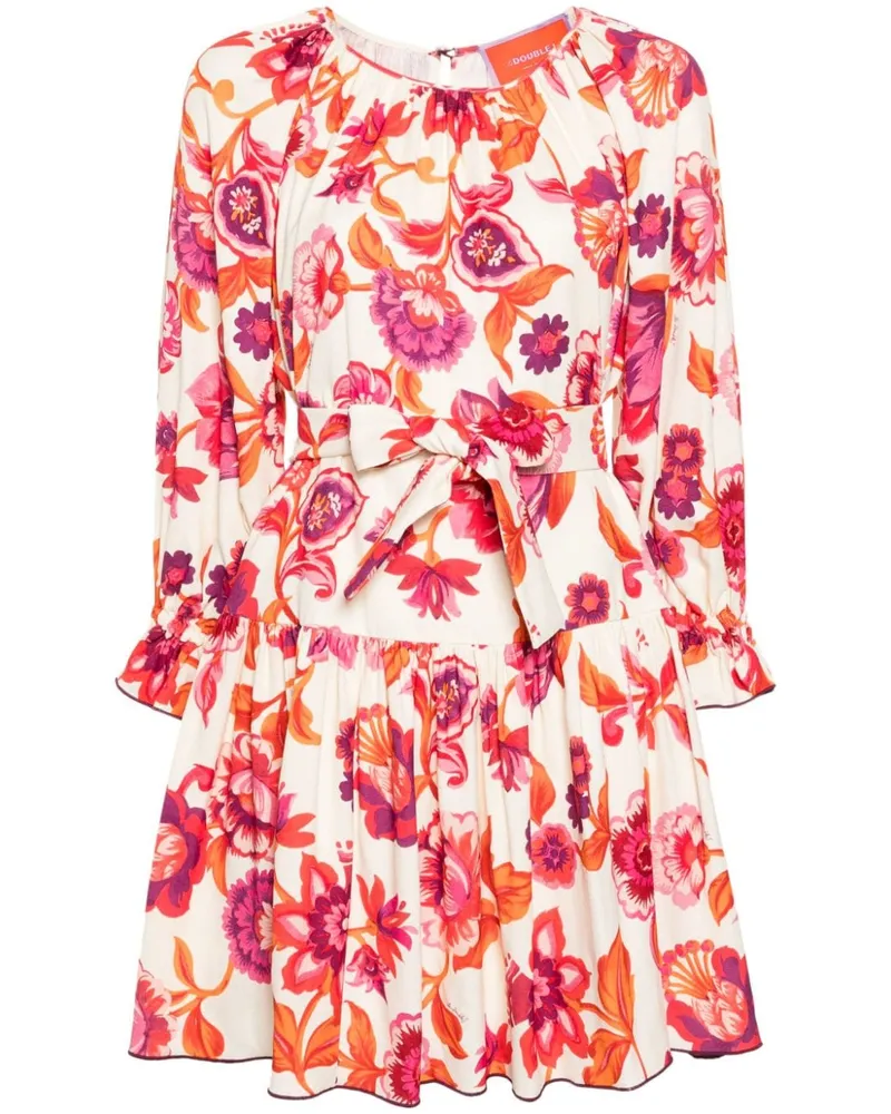 La DoubleJ The Uma Minikleid mit Gürtel - Nude Nude