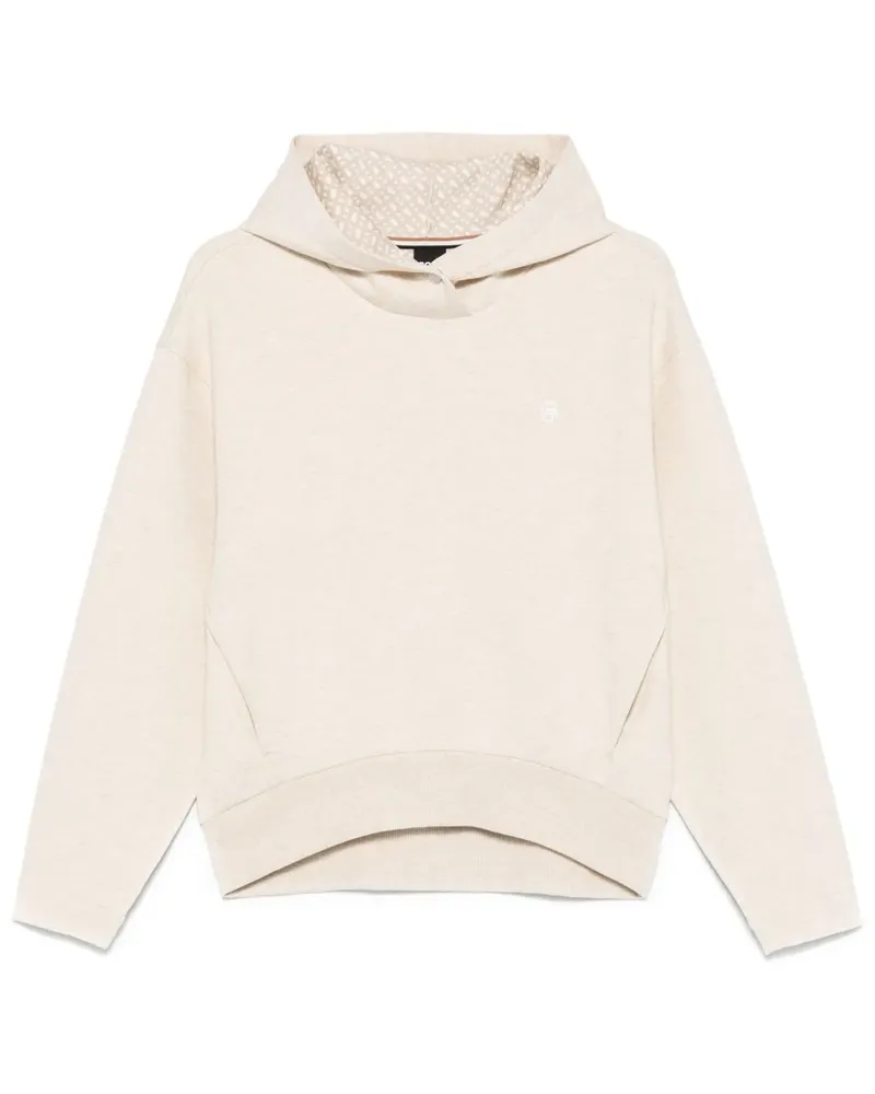 HUGO BOSS Hoodie mit Double B-Monogramm - Nude Nude