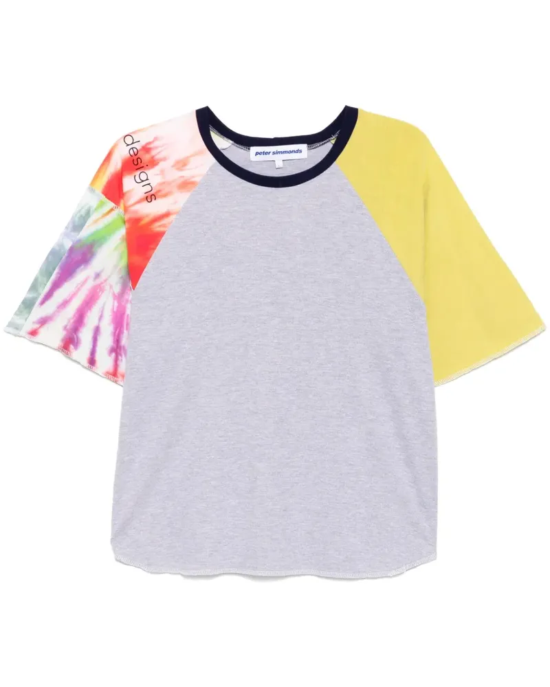 Stain Shade T-Shirt mit Einsätzen - Grau Grau