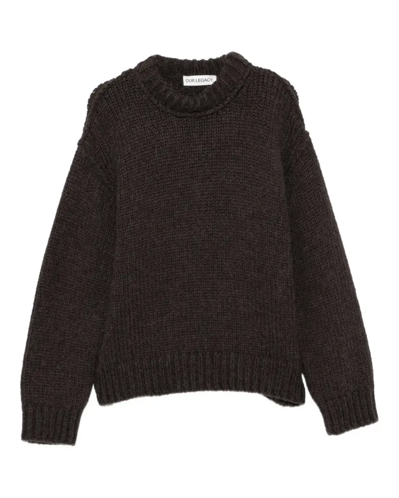 Our Legacy Stehkragen-Pullover - Braun Braun