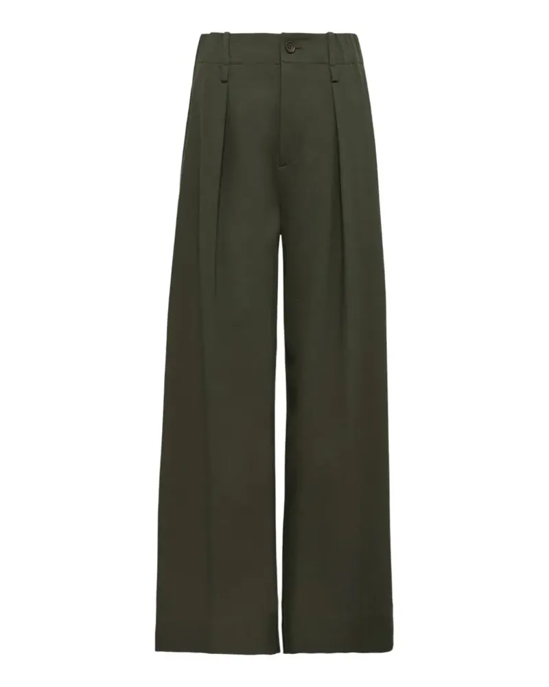 Issey Miyake pleated trousers - Grün Grün