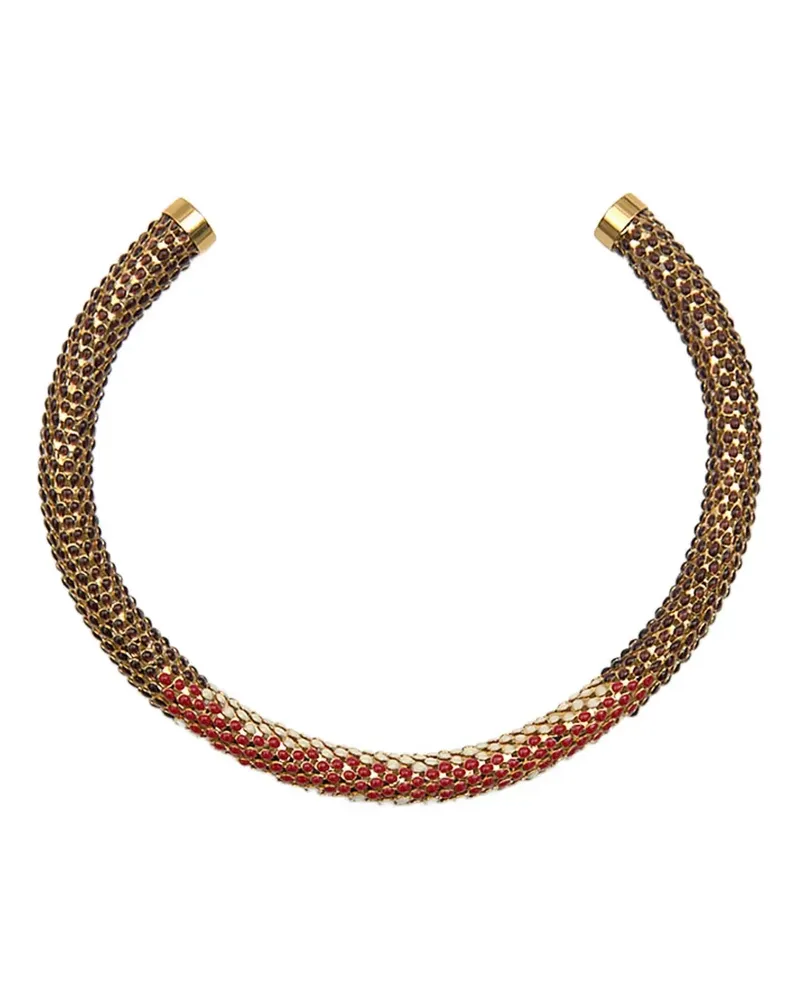 Isabel Marant Doria Choker mit Perlen - Gold Gold