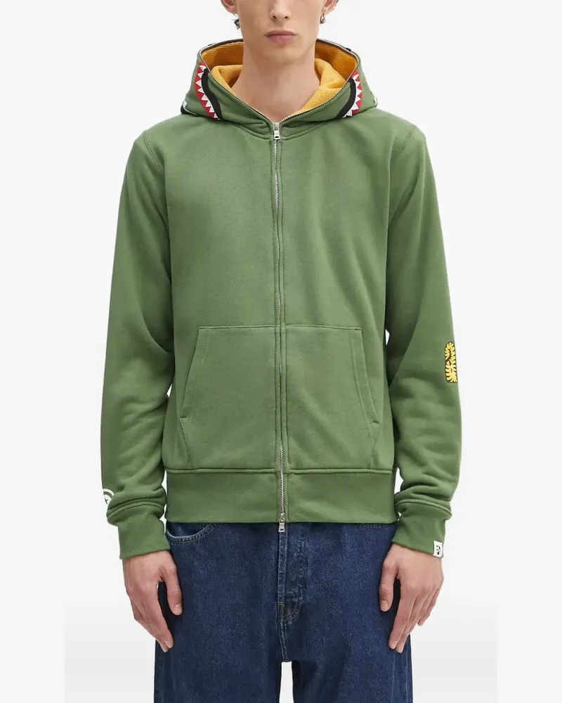 BAPE Kapuzenjacke mit Reißverschluss - Grün Grün